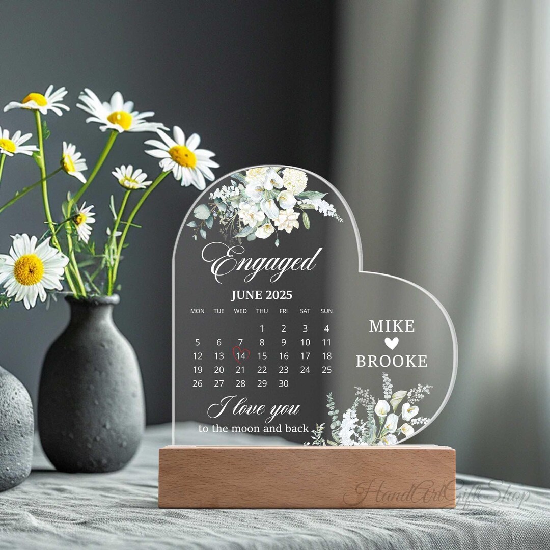 Personalized Fishing Couple Acrylic Plaque - Gift For Couple/Him/Her - The Day I Met You