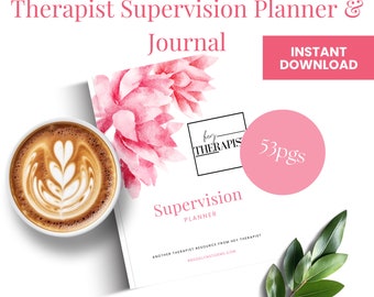 Therapist Planner,  Counselor, Psychologist, Planner, Mental Health, Private Practice, Hey Therapist, Supervision, Supervision Journal