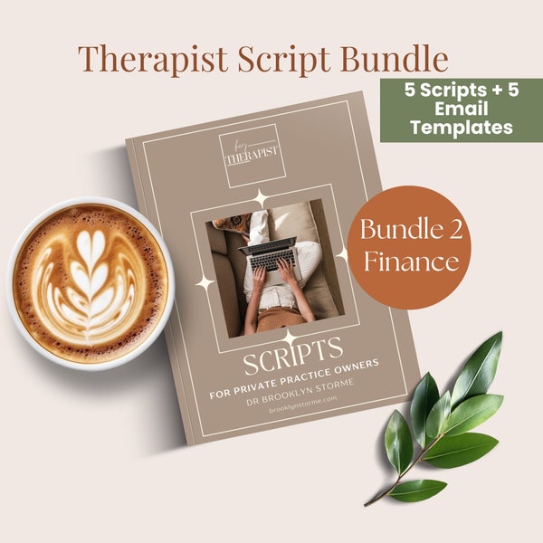 Scripts for Therapists, Psychologists, Social Worker, Counsellor in Private Practice, Therapy Scripts, Therapy Resources, Finances, Money