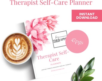 Therapist Planner, Therapist Self-Care, Wellbeing, Wellness, Soul, Counselor, Psychologist, Planner, Mental Health, Self-Care, Womens Health