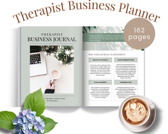 Therapist Business Journal, Private Practice Journal, Private Practice Planner, Therapist Planner, Printable Journal