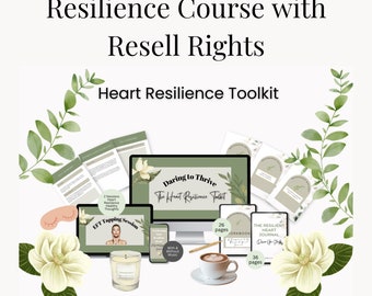 Resilience, Self-Care, Self-Worth, Therapy, Master Resell Rights, MRR, Psychology, Wellbeing, Mental Health, Counselling, Therapist Tools