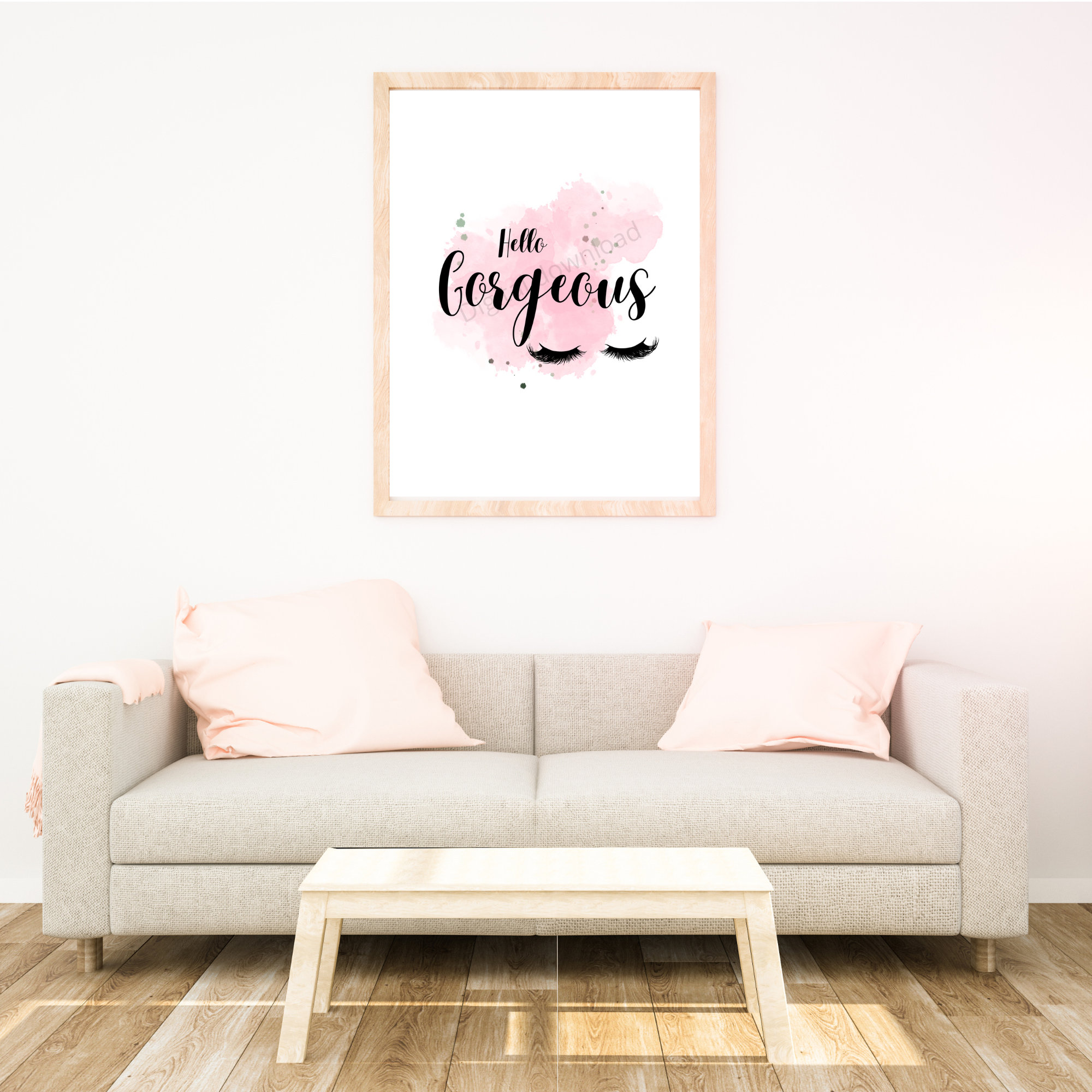 Hello Wall Art Instant Download Etsy