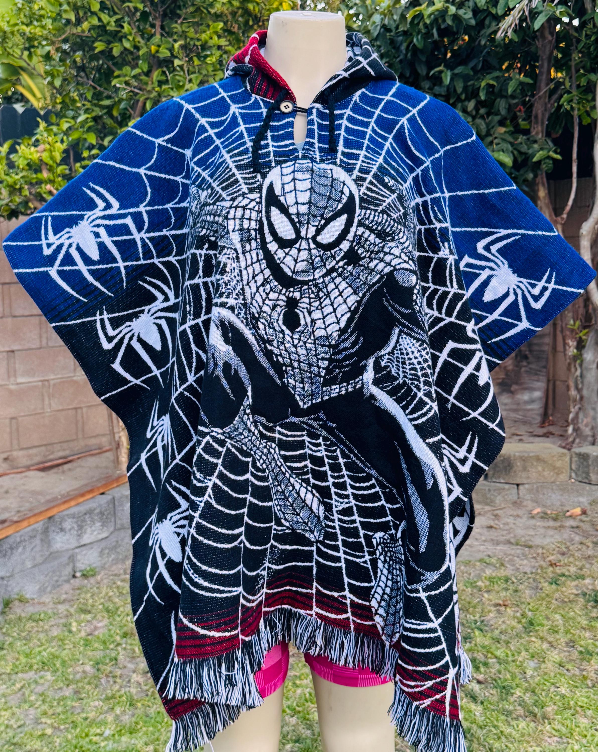 Petite Alpaca Hooded Poncho: Exclusive Design Wool Cape