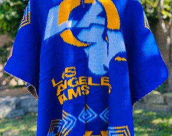 Handcrafted Rams Alpaca Wool Blend Hooded Poncho