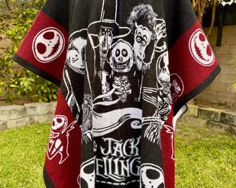 Alpaca Wool Hooded Poncho - Handcrafted lightweight Cape