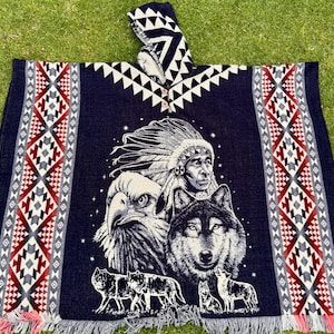 激安直営店 Native 日本 Etsy - poncho american 小物