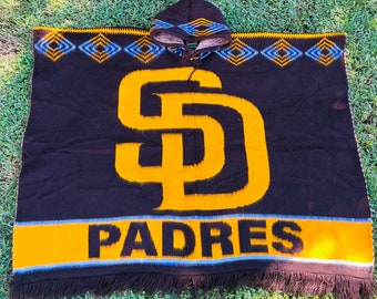 San Diego padres poncho unisex one size