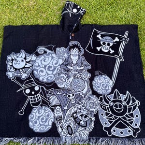Poncho anime alpaga, poncho unisexe à capuche en laine d&#39;alpaga design exclusif, taille unique