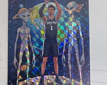 OUTERSPACE Victor Wembanyama customized card