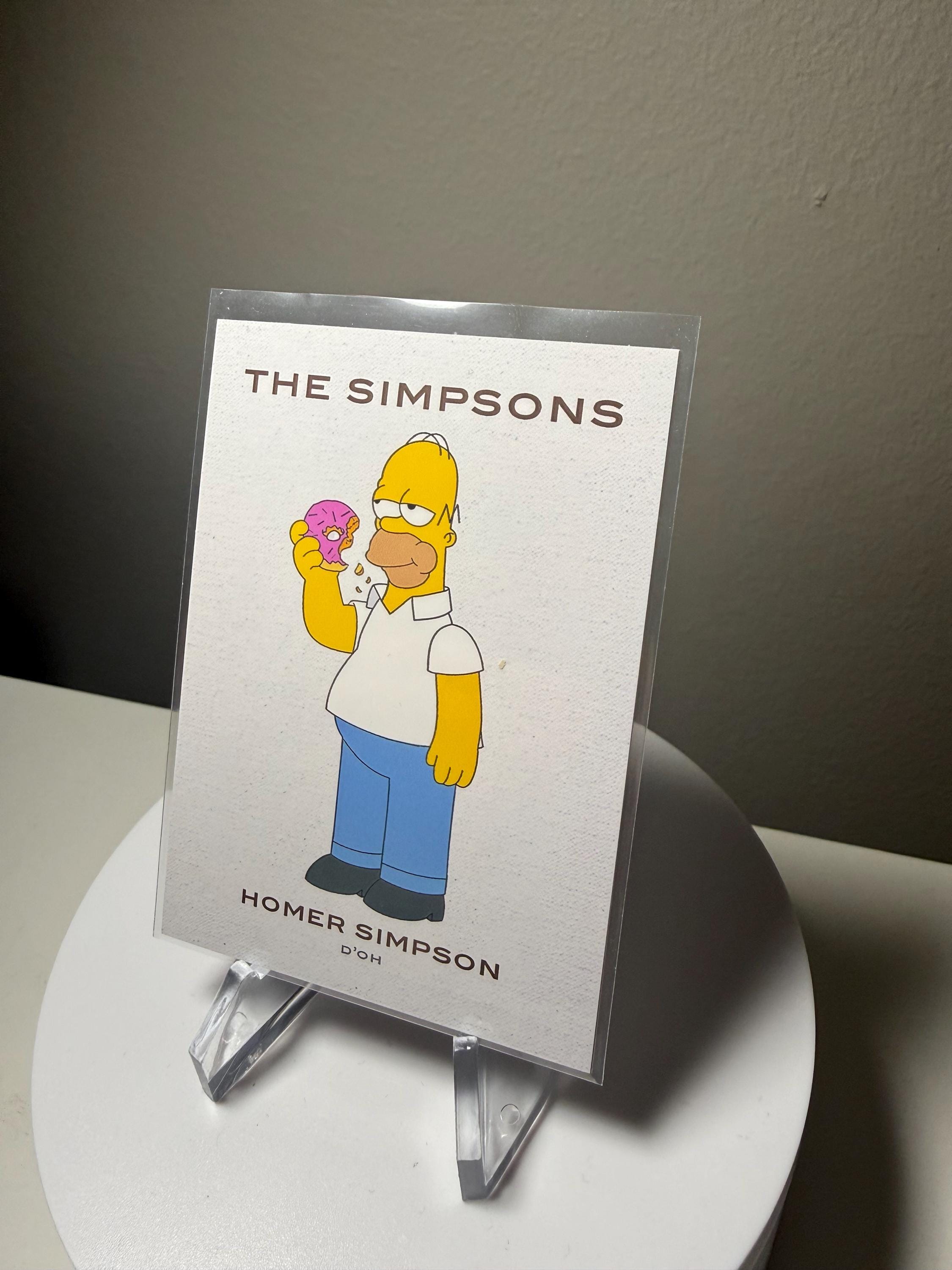 Simpsons Reference Card Custom Homer Simpson Card - Etsy Canada