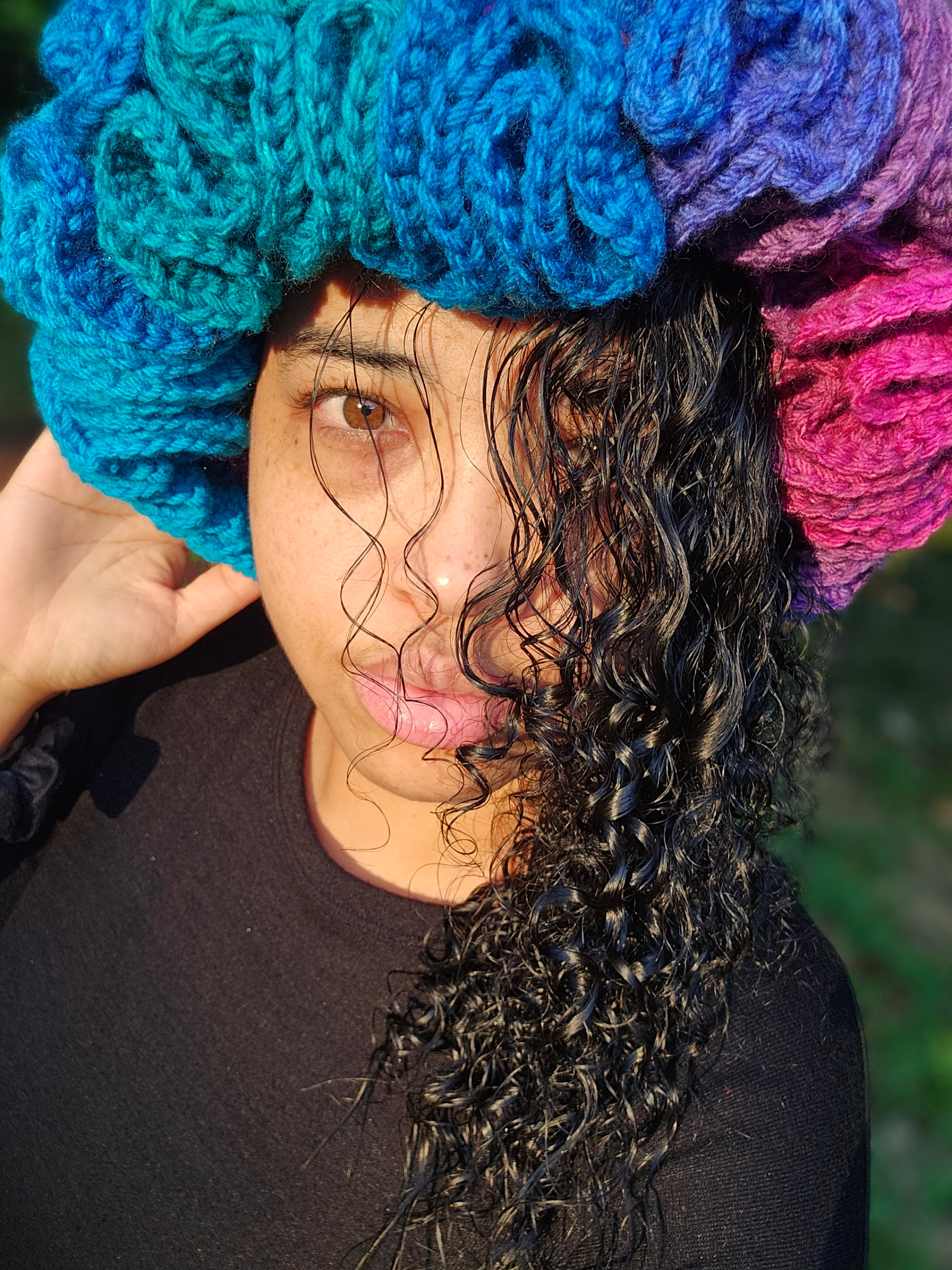 Star Busrt - Crochet Ruffle Hat, Crochet Beanie, Fall Fashion, Ruffle ...