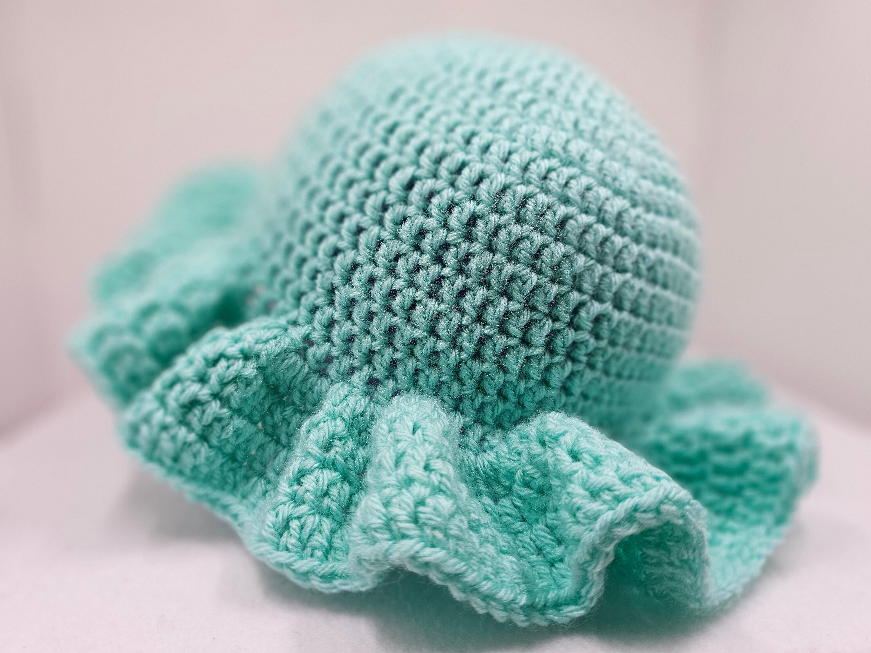Beach Wave - Crochet Ruffle Hat, Crochet Beanie, Fall Fashion, Ruffle ...