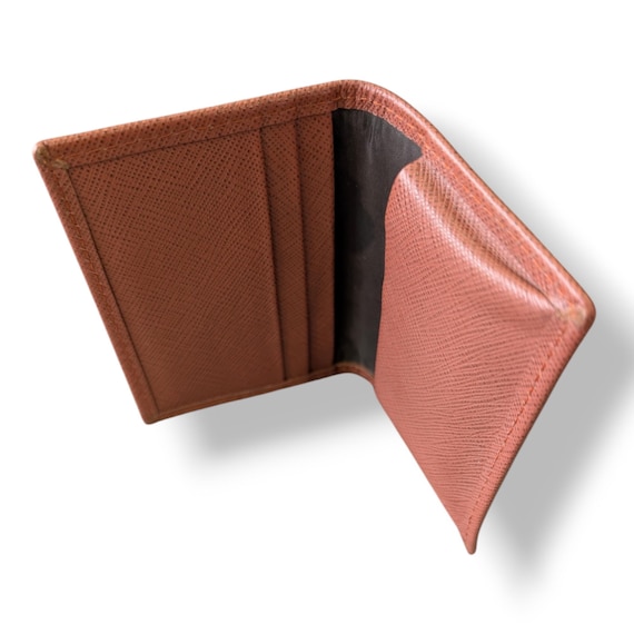 Leather card holder - bifold wallet