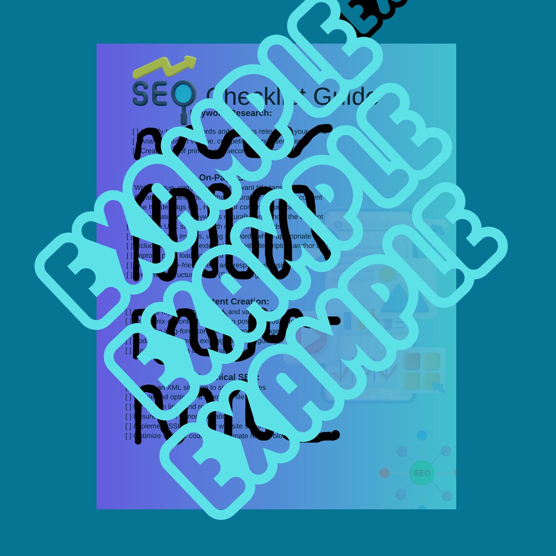 SEO Checklist Guide, Digital Download, Instant PDF, Search Engine ...