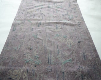 Kimono Silk Fabric, 80&#39;s Vintage Japanese Silk Kimono, for Sewing, Quilting, Silk lampshade making, Ship from Spain