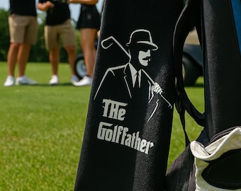 The Golffather Golf Towel – Funny Father's Day Golf Gift