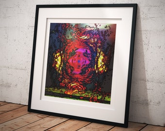 Gnome - Abstract, Digital Fine Art, Giclée Print