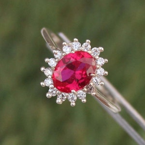 Ruby Ring Ruby Silver Ring Handmade Ring Christmas Gift Wedding Ring for women Gemstone Ring 925 Silver Ring Women Ring Gift For Her ring