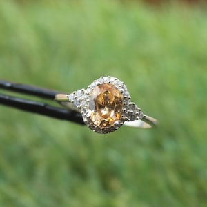 Morganite Ring- Sterling Silver Ring- Engagement Ring- Promise Ring- Oval Morganite Ring- Anniversary Ring- Birthday Gift For Her