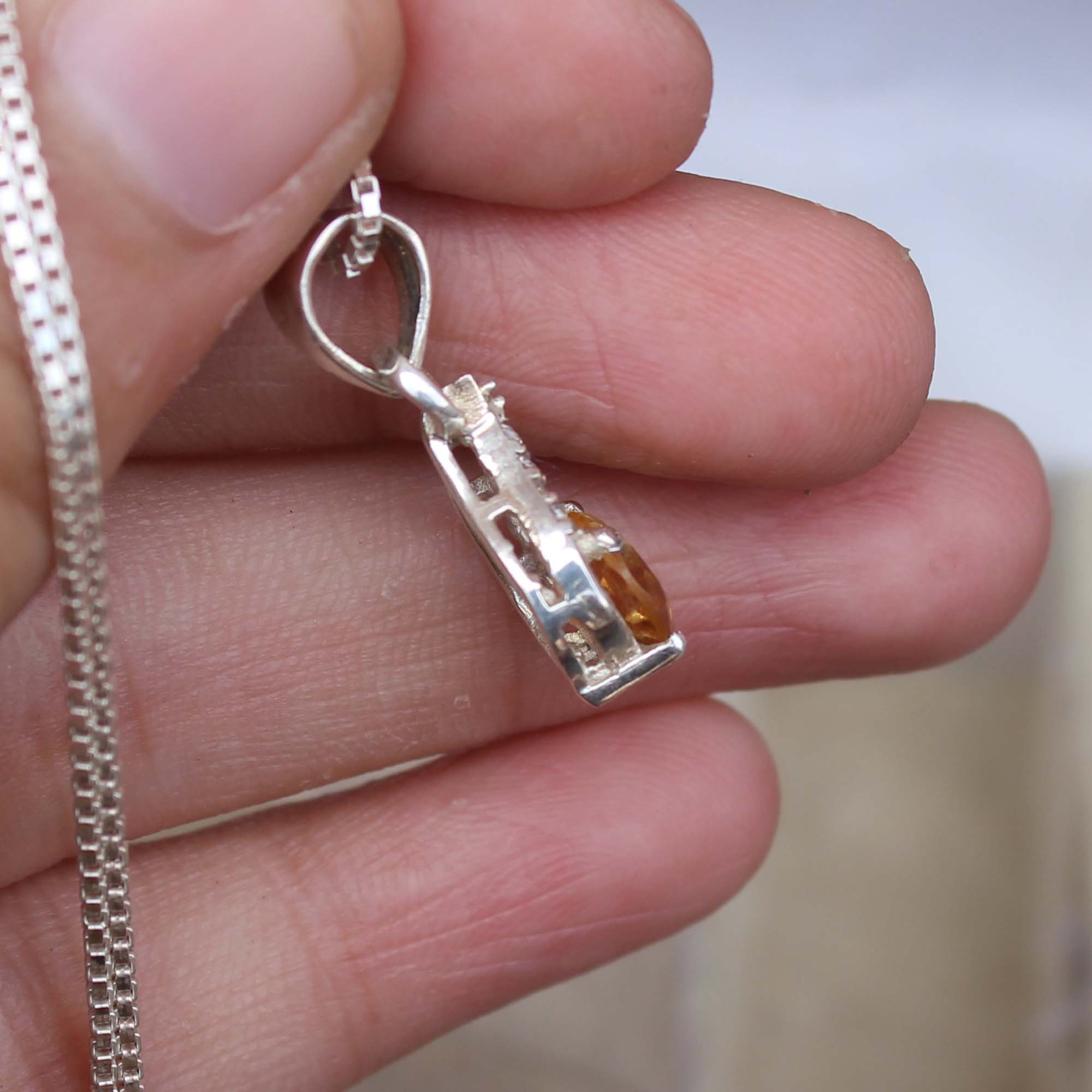 Gioielli Di Lusso Gialli Di Pietra Principale Citrino Citrino | Acquisti Online Su - Foto 13