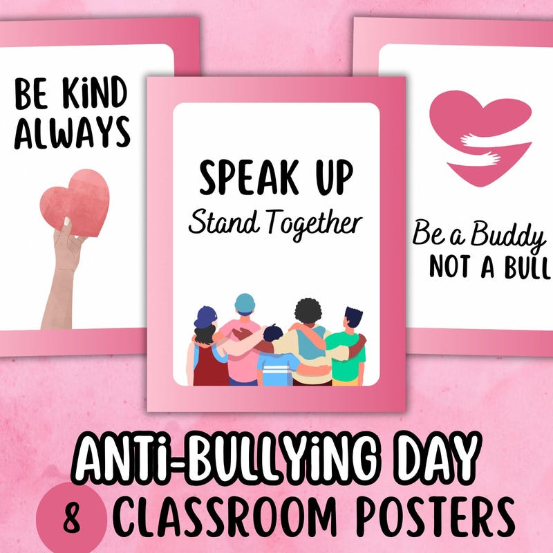 Anti Bullying Posters - Etsy Canada