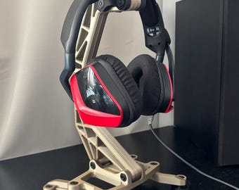 Soporte industrial para auriculares de videojuegos