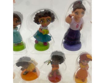 Disney Encanto Mini Figurines Set Of 12 Collectible Characters In Original Blister Packaging