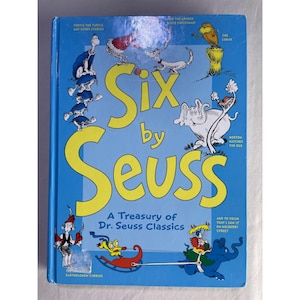 Six By Seuss Hardcover Treasury Of Dr. Seuss Classics 1991 Compilation Edition