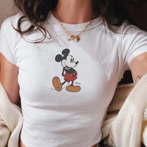 Maglietta per neonati con Topolino Disney, Maglietta classica per neonati con Topolino, Magliette del Regno Magico