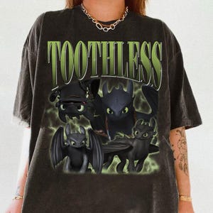 T-shirt Krokmou, T-shirt Dragon Krokmou, T-shirt Dragons, T-shirt Astrid Furie Nocturne, T-shirt Disney