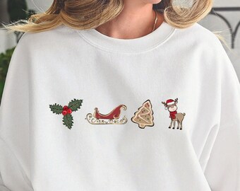 Christmas Sweatshirt, Cute Sweatshirt, Funny Christmas Sweatshirt, Winter Sweatshirt, Retro Christmas Sweater, Christmas Gift