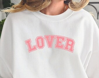 Sudadera de amante, sudadera de San Valentín, sudadera de pareja, camiseta de San Valentín, sudadera de cuello redondo, camiseta de pareja, regalo para esposa