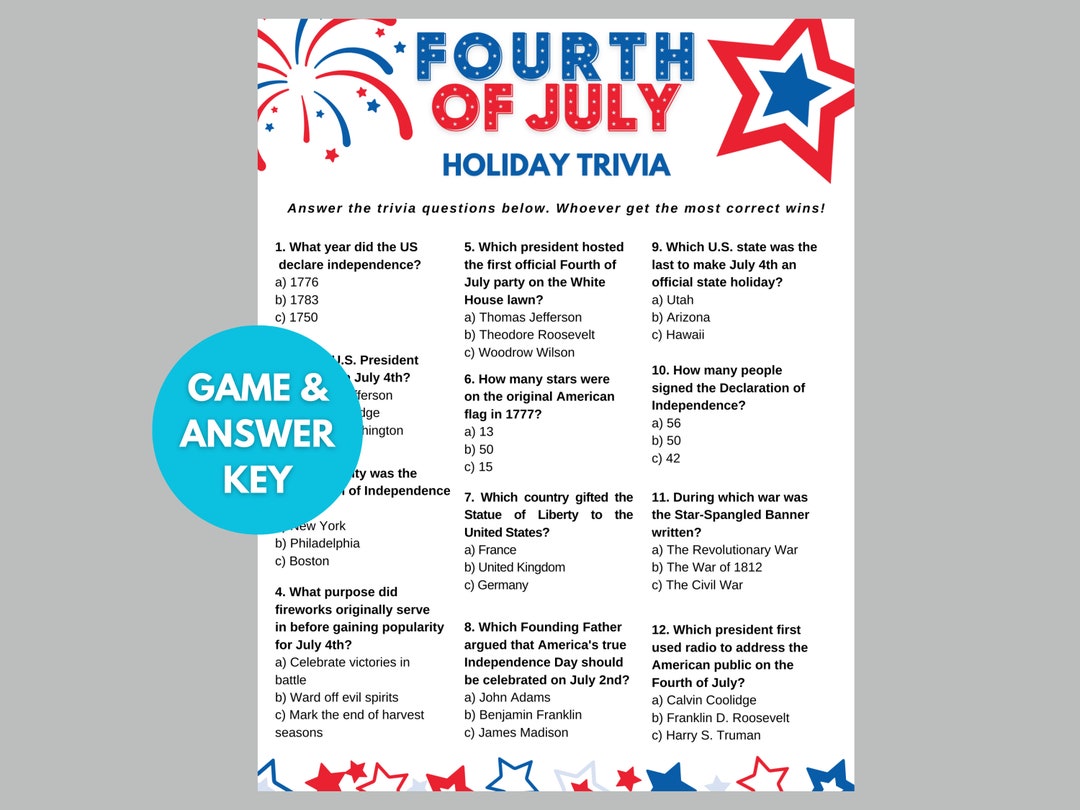 july 4th trivia 2025