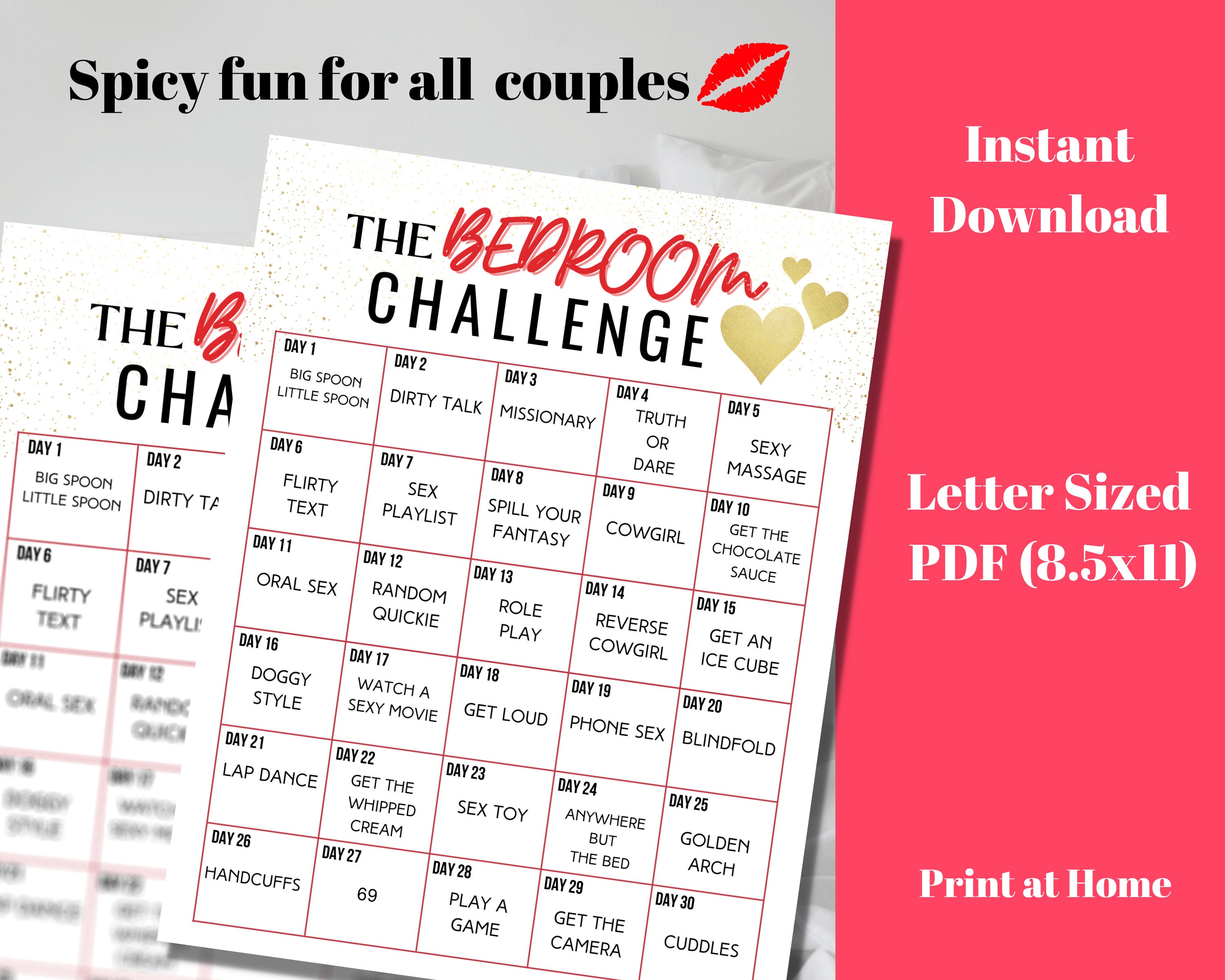 Printable Foreplay Game Couples Game for Adults Couples - Etsy