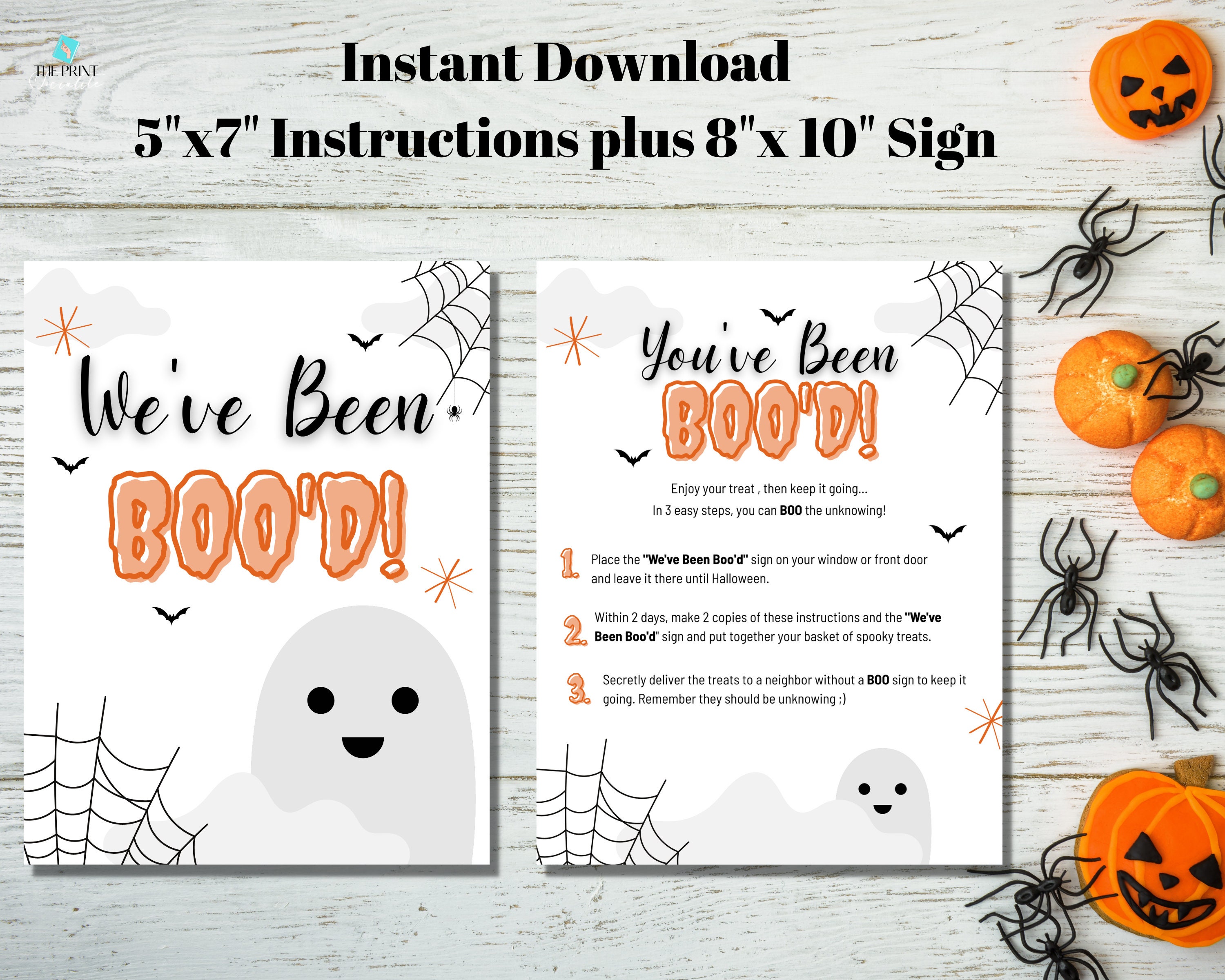 Halloween You've Been Booed Printable, You've Been Booed Sign
