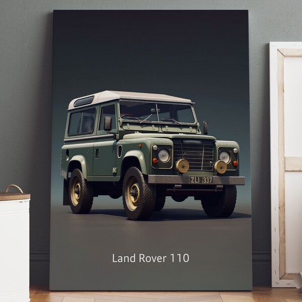 Vintage Land Rover Poster - Etsy
