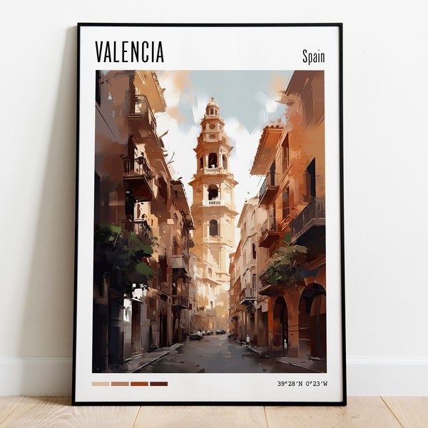 Valencia Canvas Art Etsy