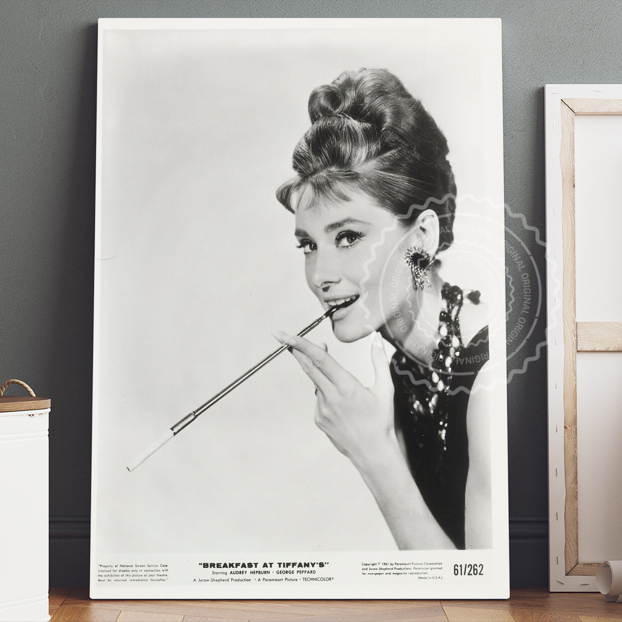 Breakfast at Tiffany's Movie Poster Canvas, Retro Vintage Movie Poster ...