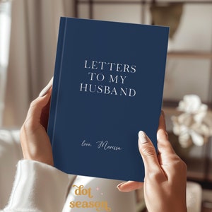 Cuaderno de cartas para mi esposo, diario de recuerdos personalizado para mi esposo, regalo de compromiso para mi prometido, regalos para el día de la boda, mi querido esposo, regalos para él