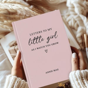 Cartas a mi hija, cuaderno de cartas a mi niñita, libro de recuerdos para bebés, diario infantil para niños, libro de recuerdos personalizado, cartas de cumpleaños