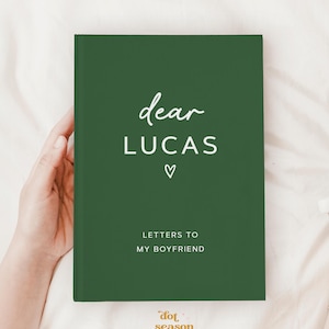 Cartas para mi novio, regalo de San Valentín para mi novio, recuerdos de pareja, cartas personalizadas para mi novio, regalo de San Valentín de mi novia,