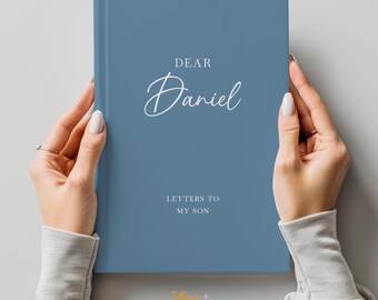 Letters to My Son Personalized Journal, Custom Dear Son Name Journal, New Mom Gift, Gift for Son , Newborn Son , Christmas Gift, Pregnancy