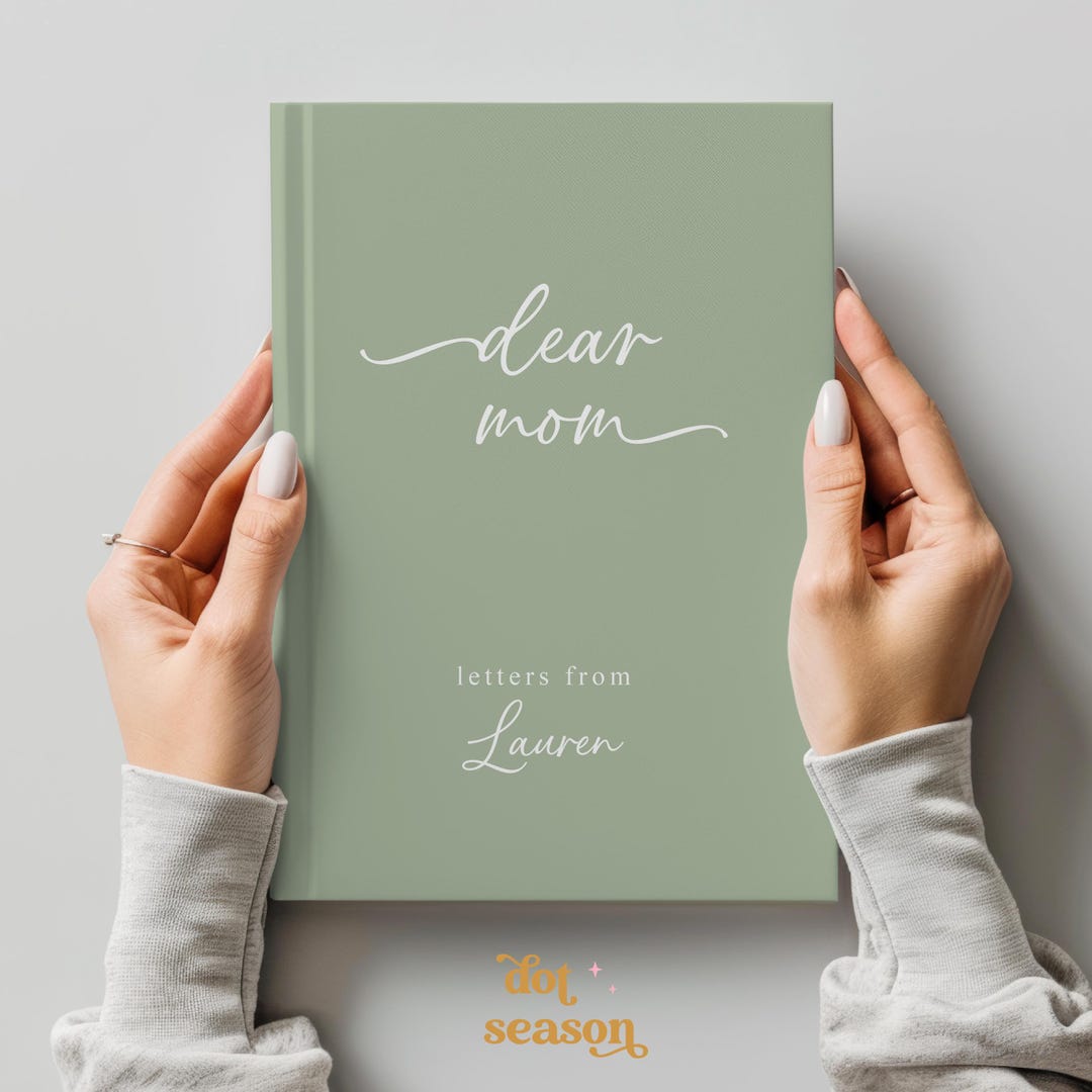 Letters to Mom, MOM Notebook, Custom Mom Memory Book, Personalized Dear ...