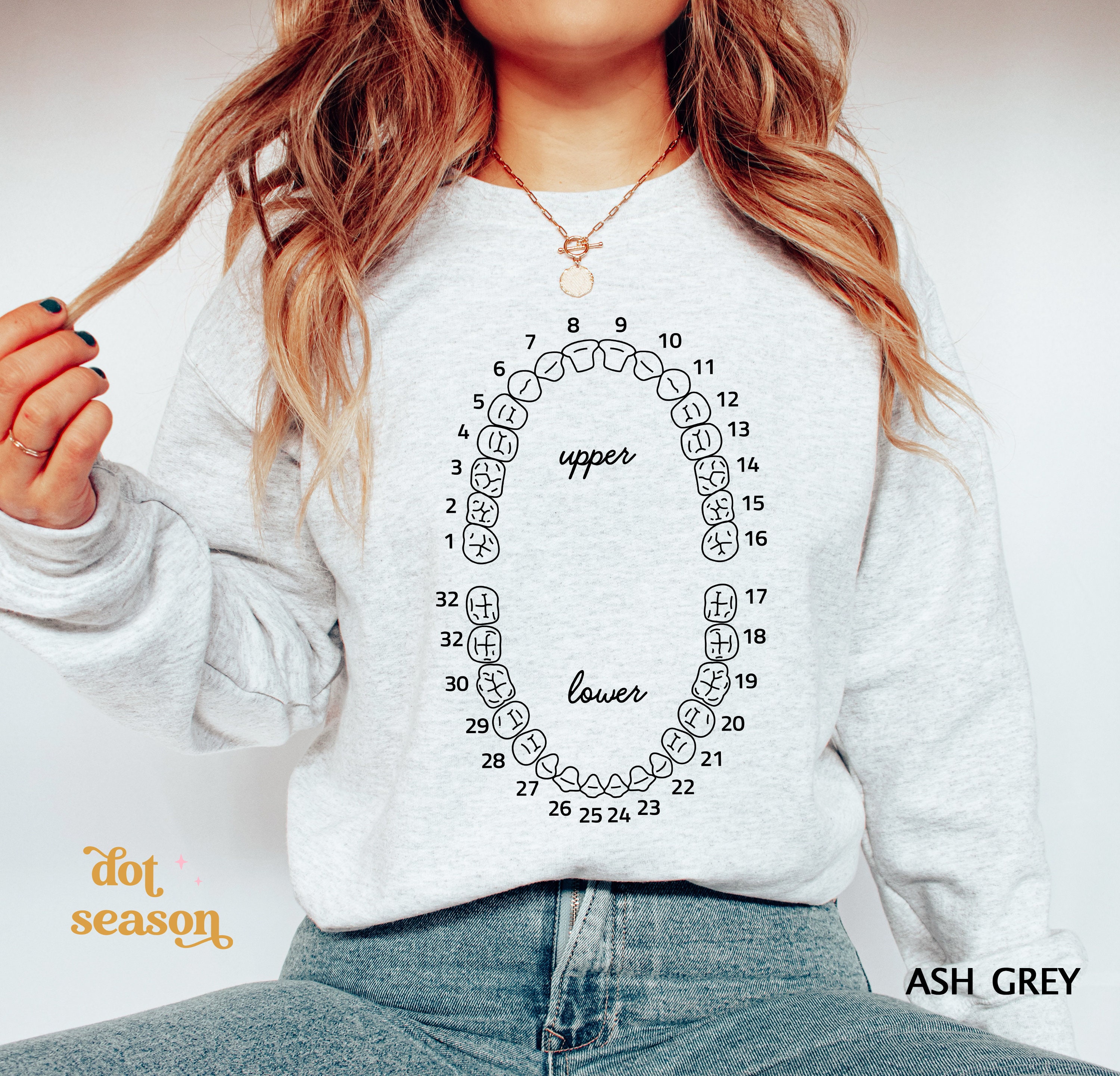 Dental Hygiene Gifts, Teeth Dental Hygiene Sweatshirt, Dental Hygiene Student Gift, Dental