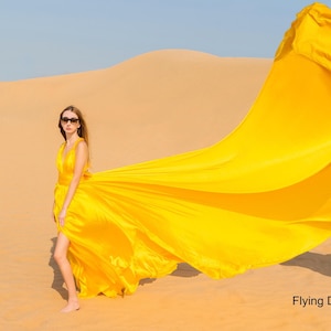 Infinity Flying Dress: Long Train Photoshoot Gown