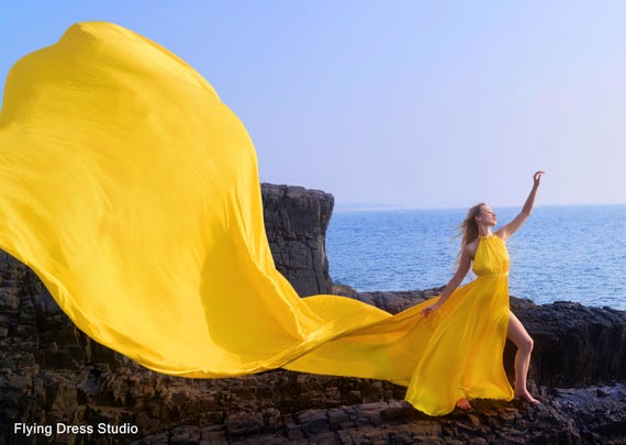 Long Flying Dress for Photoshoot Satin Goddess Gown With Long Train - Etsy Long Flying Dress for Photoshoot Satin Goddess Gown With Long Train - Etsy
