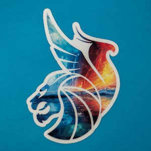 Illenium Siete Leones Pegatina