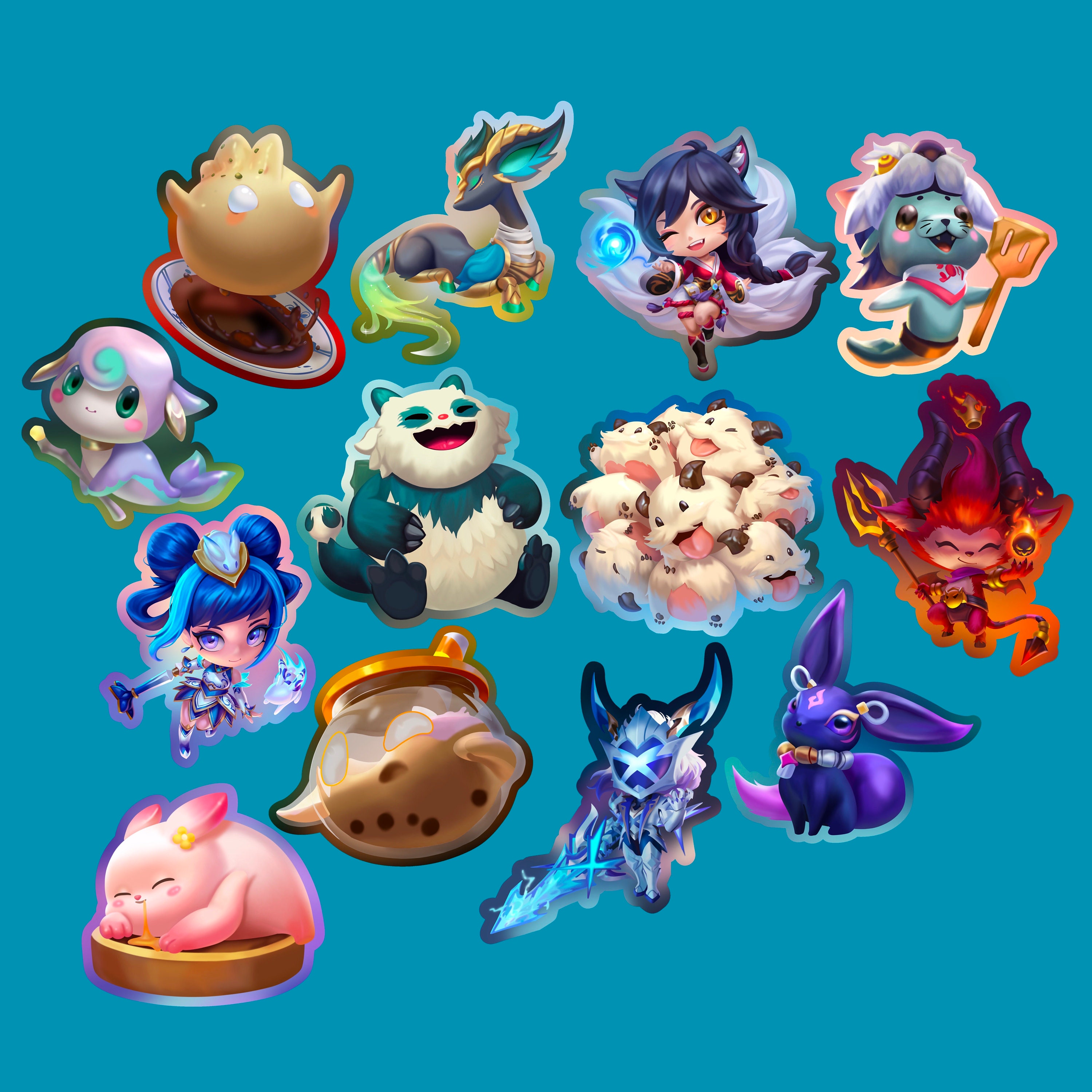 Mini TFT Little Legend Sticker Pack - Etsy