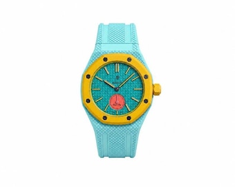 Custom Silicone Watch Strap for Swatch x AP Royal Pop | Color, Length, Fit Options
